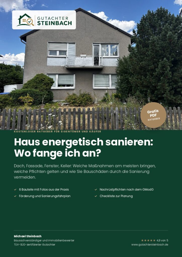 Haus energetisch sanieren: Wo fange ich an? – kostenloser Ratgeber als PDF