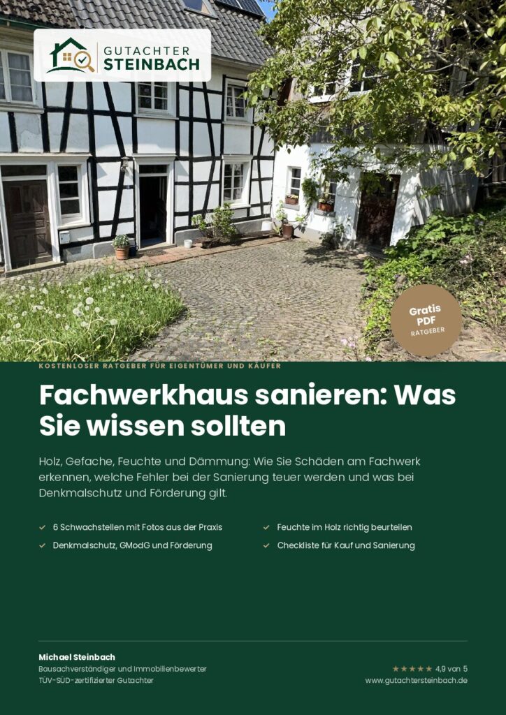 Fachwerkhaus sanieren: Was Sie wissen sollten – kostenloser Ratgeber als PDF