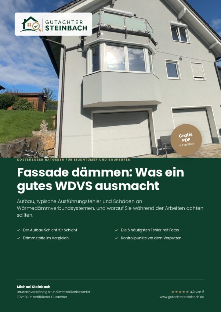 Fassade dämmen: Was ein gutes WDVS ausmacht – kostenloser Ratgeber als PDF