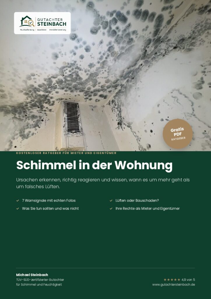 Schimmel in der Wohnung – kostenloser Ratgeber als PDF